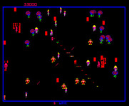 Robotron: 2084 for Arcade - They got me!