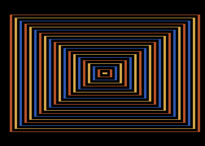 Robotron: 2084 Atari 8-bit Screenshot: Wave 1 completed!