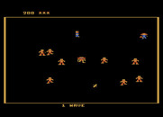 Robotron: 2084 for Atari 8-bit - Game start.