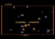 Robotron: 2084 for Atari 8-bit - Game over.