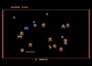 Robotron: 2084 for Atari 8-bit - 2nd wave start...