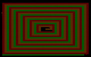Robotron: 2084 for IBM PC/Compatibles - The screen flashes with this pattern when a level is completed.