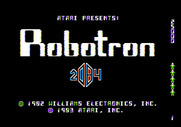 Robotron: 2084 for Apple II - Title screen.