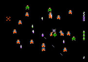 Robotron: 2084 for Apple II - Robotrons attacking!