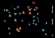 Robotron: 2084 for Apple II - Those brain robotrons are deadly!
