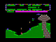 Protector II for TRS-80 Color Computer - The volcano erupts!