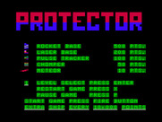 Protector II for TRS-80 Color Computer - Here are the enemies and the point values.