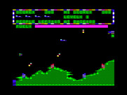 Protector II for TRS-80 Color Computer - Don't get hit by incoming missiles!