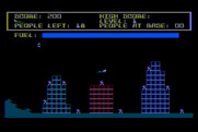 Protector II for Atari 8-bit - Here's a bunch of people I need to rescue...