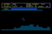 Protector II for Atari 8-bit - Carrying someone back to safety...