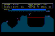 Protector II for Atari 8-bit - Careful in this narrow passage...