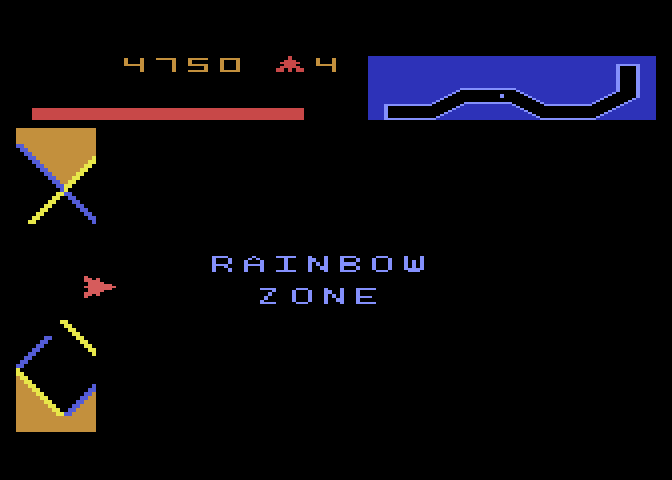 Vanguard Atari 5200 Screenshot: Ready for another rainbow zone?