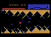 Vanguard for Atari 5200 - Start of the styx zone.