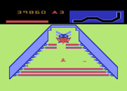 Vanguard for Atari 5200 - The screen flashes different colors when you hit Gond.
