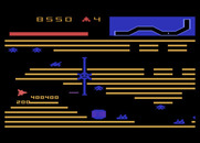 Vanguard for Atari 5200 - Start of the stripe zone.