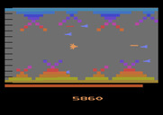Vanguard for Atari 2600 - Start of the styx zone.