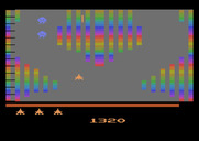 Vanguard for Atari 2600 - The strip zone scrolls vertically in the Atari 2600 version.