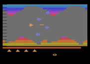 Vanguard for Atari 2600 - Start of a new game.