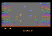 Vanguard for Atari 2600 - The first rainbow zone.