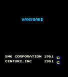 Vanguard for Arcade - Title screen.