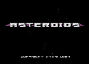 Asteroids for Atari 7800 - Title screen.