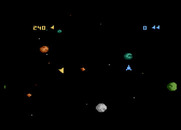 Asteroids for Atari 7800 - Starting a two player game.