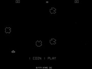 Asteroids for Arcade - Game attract mode.