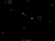 Asteroids for Arcade - One asteroid destroyed, more to go...