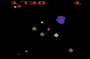 Asteroids for Atari 2600 - I'm surrounded!