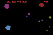 Asteroids for Atari 2600 - Watch out, don't crash!