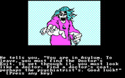 Asylum for IBM PC/Compatibles - A clue about how to escape!