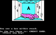 Asylum for IBM PC/Compatibles - I found a credit card! Who would leave this lying around?