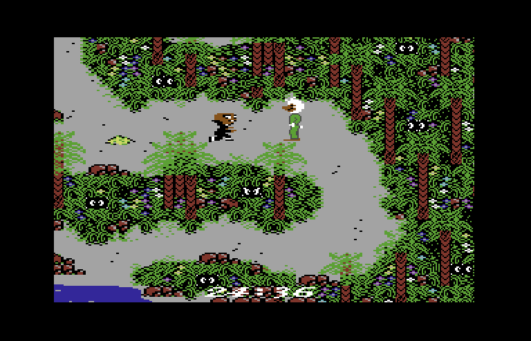 Howard the Duck Commodore 64 Screenshot: Look out, here comes a mutant!