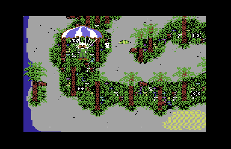 Howard the Duck Commodore 64 Screenshot: Game start.