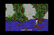 Howard the Duck for Commodore 64 - Trying to navigate my way through the rocks.