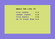 Hole in One Golf for Commodore 64 - Would you like to play this course?