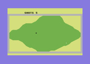 Hole in One Golf for Commodore 64 - Landed on the green!