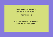 Hole in One Golf for Commodore 64 - How many players?