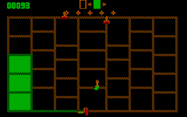 Rollo and the Brush Brothers IBM PC/Compatibles Screenshot: Gameplay...