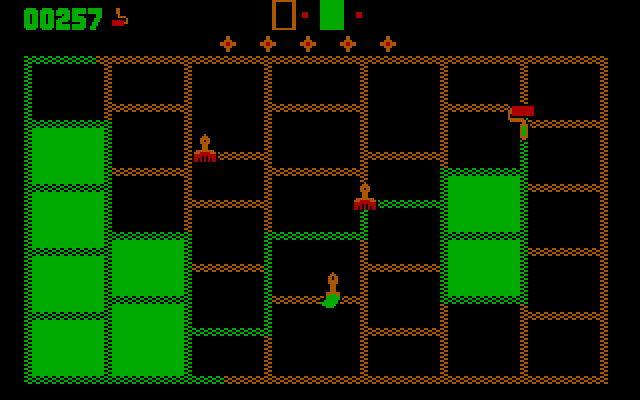 Rollo and the Brush Brothers IBM PC/Compatibles Screenshot: Sections can be filled in any order.