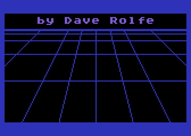 Beamrider Atari 5200 Screenshot: Game credits.