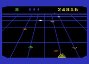 Beamrider for Atari 5200 - This level introduces enemies that can track you from beam to beam.