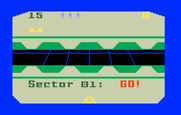 Beamrider for Intellivision - Game start; ready for sector 01?