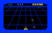 Beamrider for Intellivision - Don't crash into the trackers to your right...