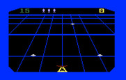 Beamrider for Intellivision - Here come a couple of white saucers...