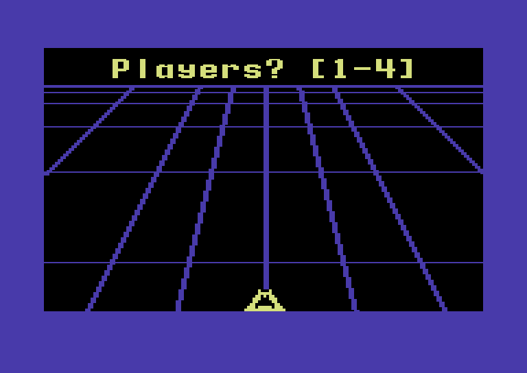 Beamrider Commodore 64 Screenshot: How many players?