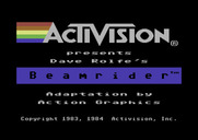 Beamrider for Commodore 64 - Loading screen (cassette version).