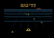 Beamrider for Atari 2600 - The end of level sentinel.