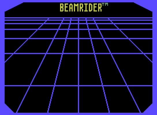 Beamrider ColecoVision Screenshot: Title screen.