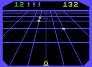 Beamrider for ColecoVision - Blasting some saucers...